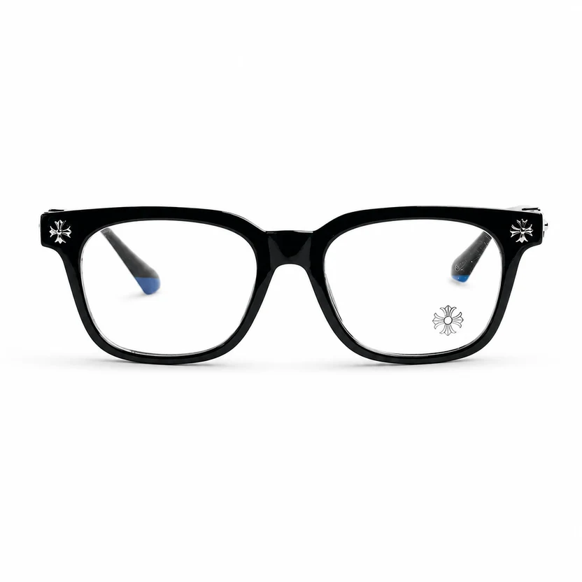 Chrome Heart - Black/Silver- Premium Glasses