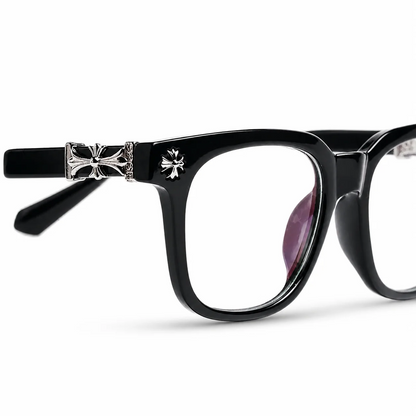Chrome Heart - Black/Silver- Premium Glasses